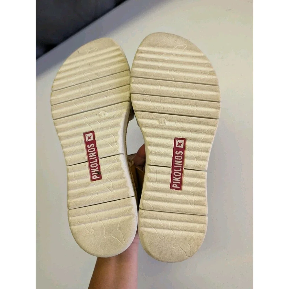 PIKOLINOS Palma Leather Sandals Women's Size 41 (US 10-10.5) Wedge W4N-0968C1